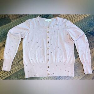 Downeast Cloud Nine Cardigan - Dogwood Pink and Vintage Rust color Size XL